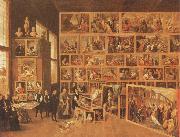 TENIERS, David the Younger Archduke Leopold william in his gallery at Brussels Spain oil painting artist